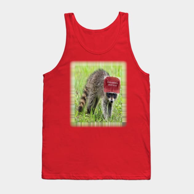 Make America Great Again Racoon Tank Top by TWinters